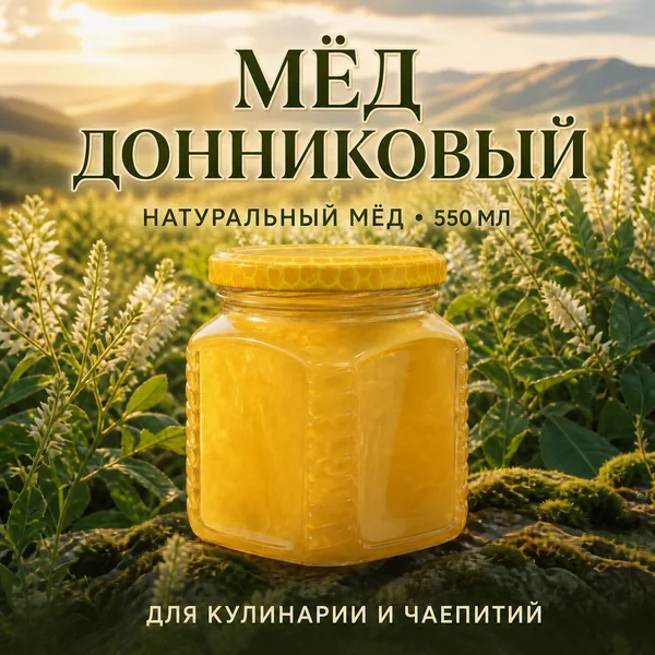 Мёд донниковый «Лавка-Пасечника.РФ», 700 г