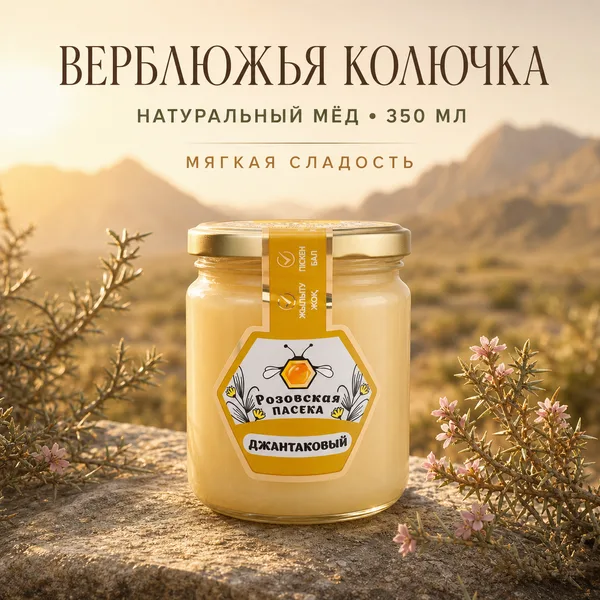 Мёд «Верблюжья колючка» (джантак), 470 г