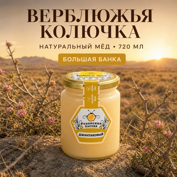 Мёд «Верблюжья колючка» (джантак), 1000 г
