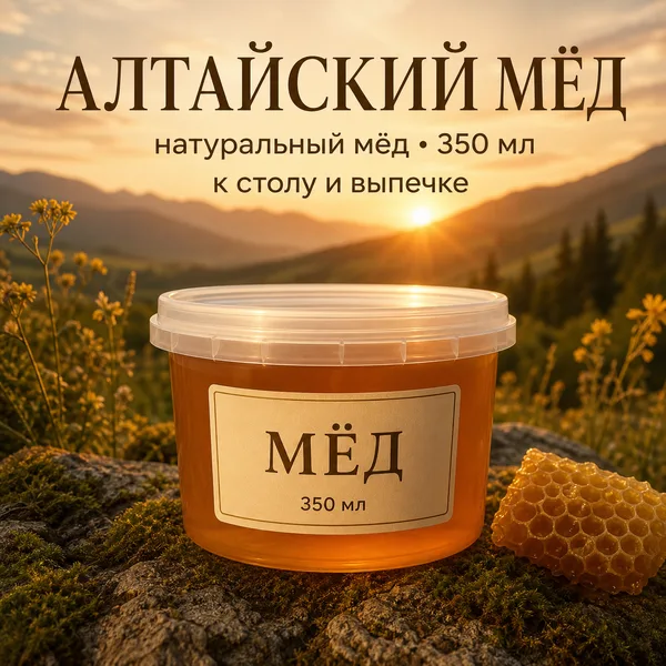 Мёд натуральный Алтайский, 470 г