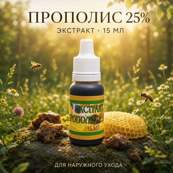 Экстракт прополиса 25% «Жива», 15 мл