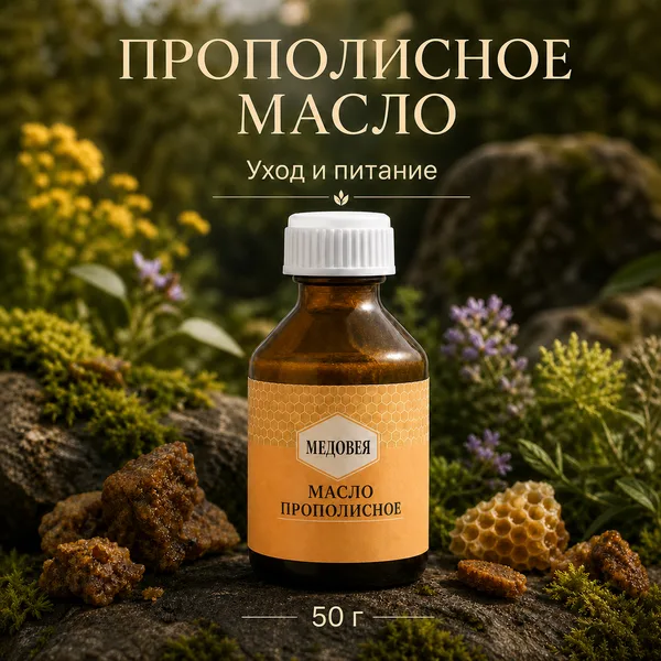 Прополисное масло Медовея, 50 г