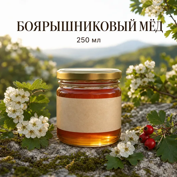 Мёд боярышниковый, 350 г