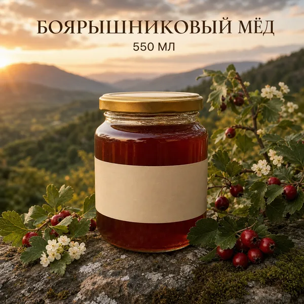 Мёд боярышниковый, 700 г