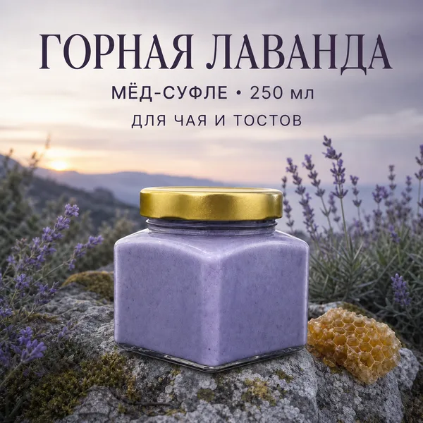 Мёд-суфле «Горная Лаванда», 320 г