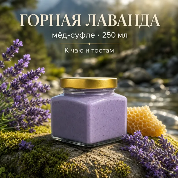 Мёд-суфле «Горная лаванда», 320 г