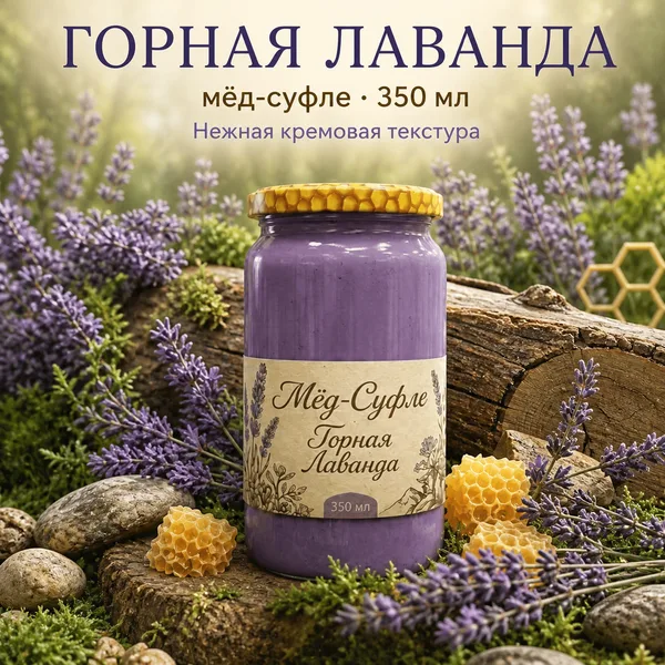 Мёд-суфле «Горная лаванда», 440 г