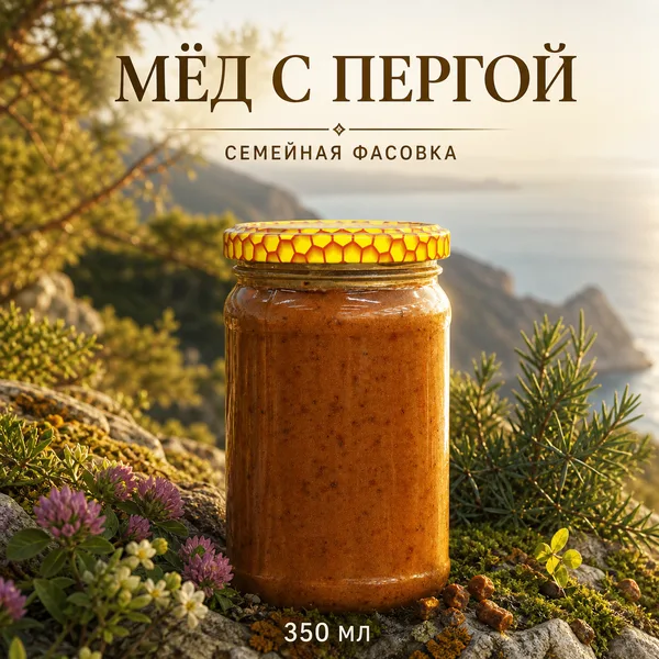 Мёд с пергой, 470 г