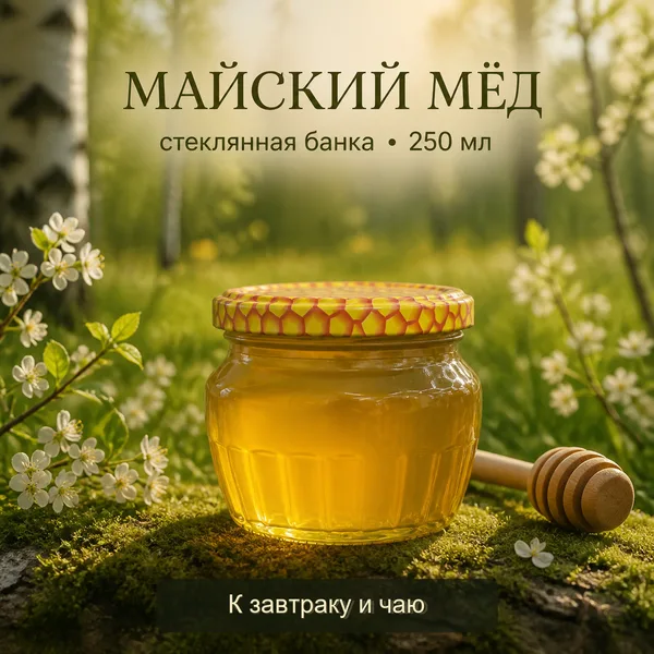 Мёд натуральный «Майский», 350 г