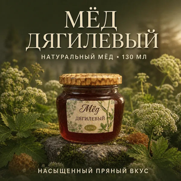 Мёд дягилевый «Лавка-Пасечника.РФ», 130 мл