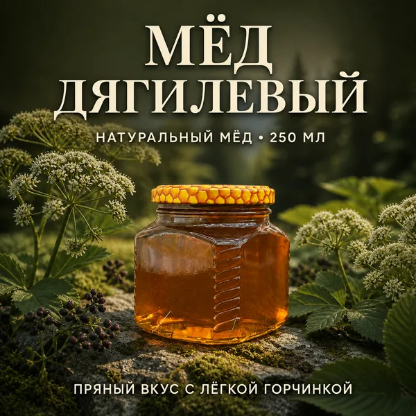 Мёд дягилевый «Лавка-Пасечника.РФ», 350 г