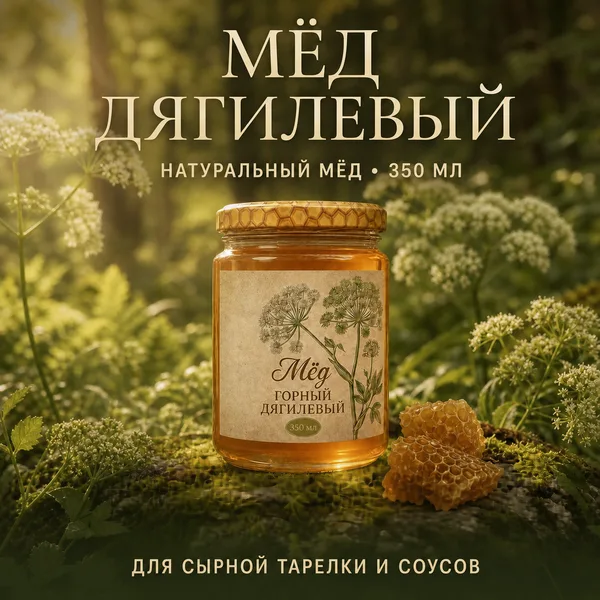Мёд дягилевый «Лавка-Пасечника.РФ», 470 г