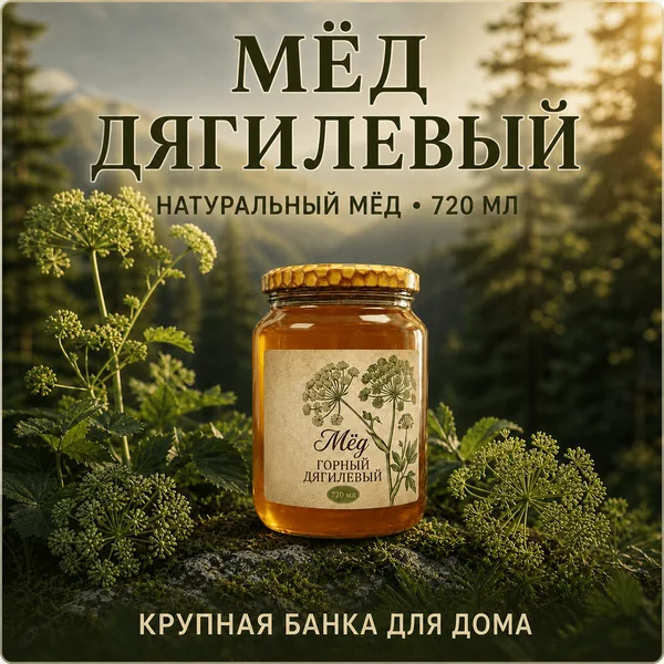 Мёд дягилевый «Лавка-Пасечника.РФ», 1000 г
