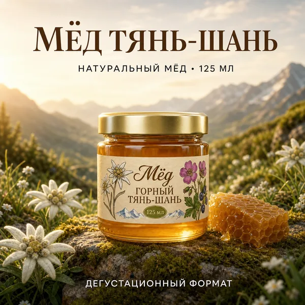 Мёд горный Тянь-Шань натуральный, 150 г