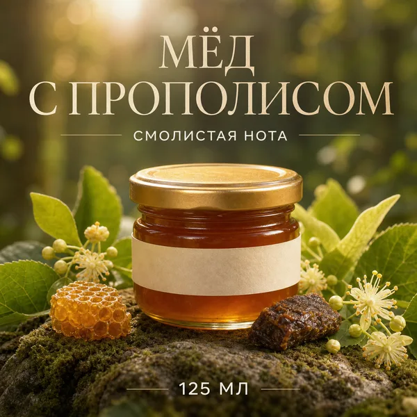 Мёд с прополисом, 150 г