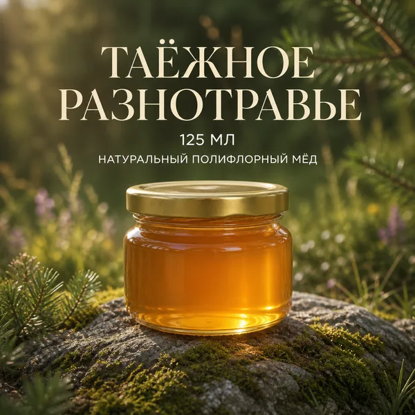 Мёд «Таёжное разнотравье», 150 г