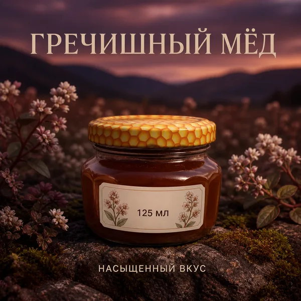 Мёд гречишный, 150 г