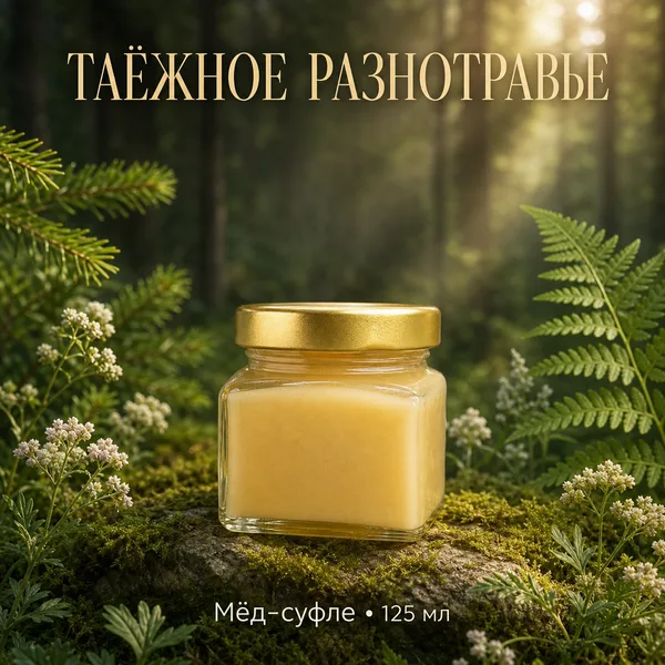 Мёд-суфле Таёжное разнотравье 150 г